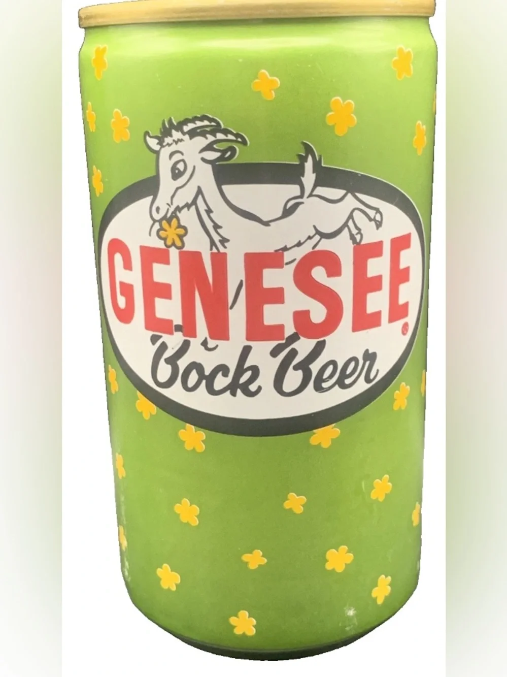 Vintage Beer Can Genesee Bock Beer Tab Empty Genesee Brewing Rochester NY